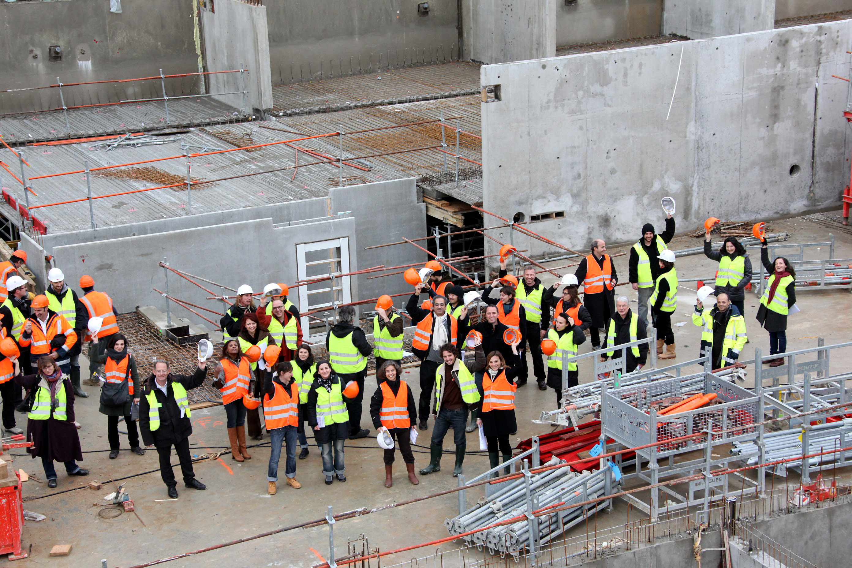 Michel Rémon & Associés - Fête d'Atelier et visite du chantier de l'hôpital de Villeneuve St-Georges