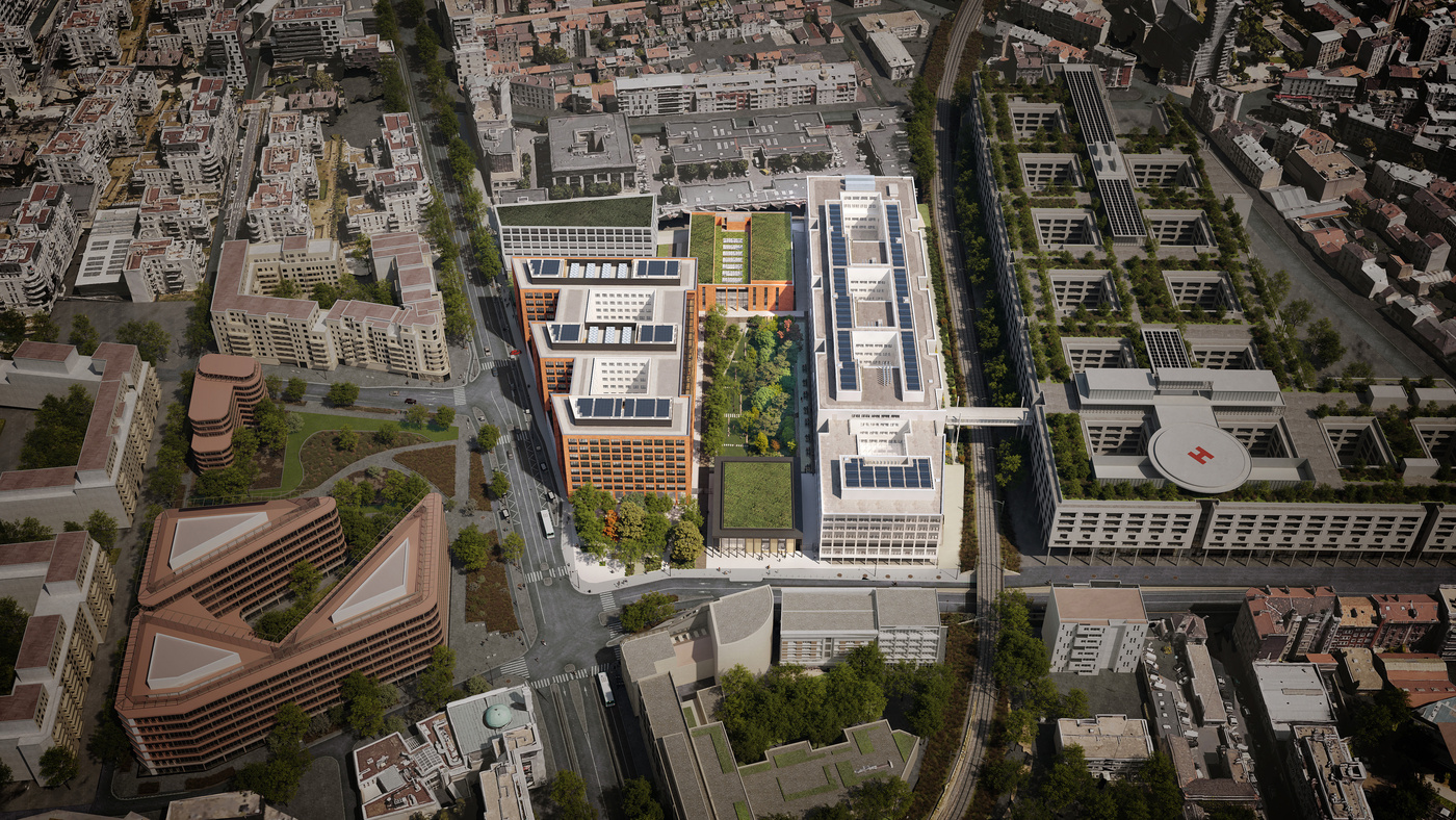 Michel Rémon & Associés - Nouveau projet remporté - Campus Hospitalo-Universitaire de Saint-Ouen Paris Nord